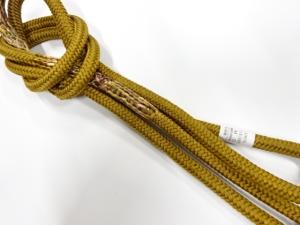 未使用品　正絹　撚り房　手組み帯締め